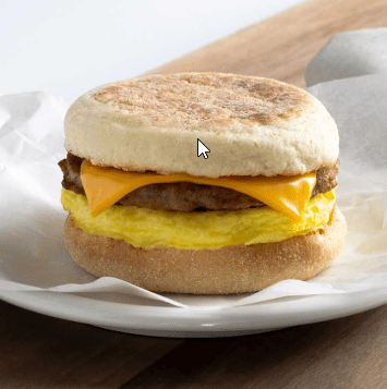 SAUSAGE EGG & CHEESE BREAKFAST SANDWICH - Valley Direct Foods - All - Breakfast - Prepared Food