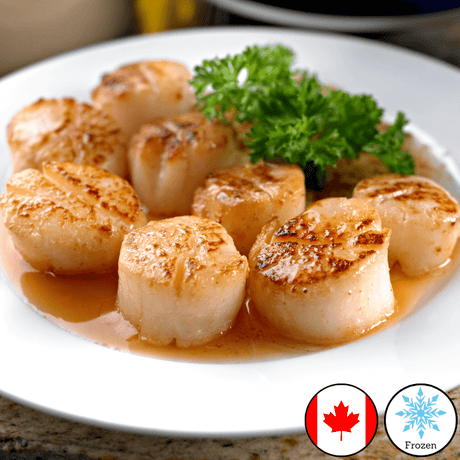 Scallops Canadian 80 - 120 ct per lb - Valley Direct Foods - 