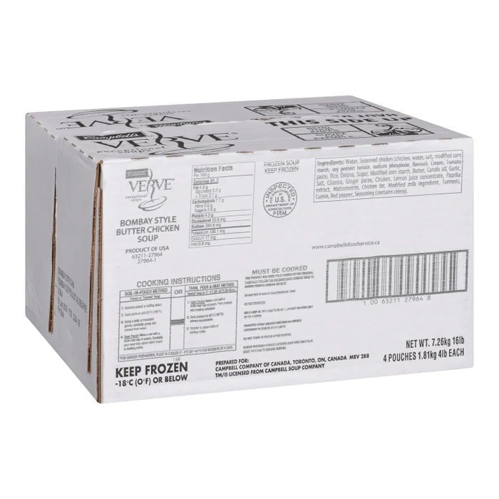 Soup, Bombay Butter Chicken - 4 x 1.81 KG - Valley Direct Foods - All - Prepared - Soup