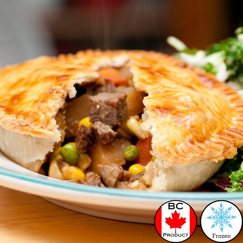 Steak & Vegetables Pie 5" - Valley Direct Foods - All - Canadian - Frozen