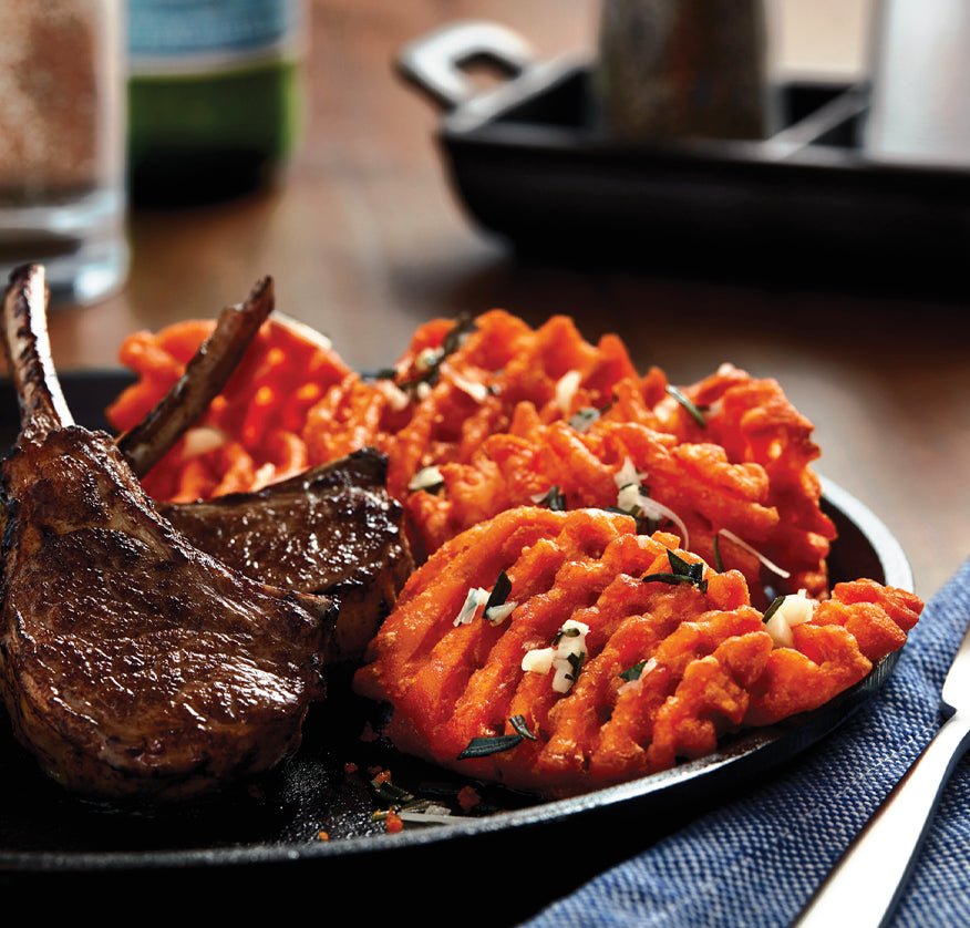 Sweet Potato Waffle Fries - Valley Direct Foods - All - Fries - Frozen