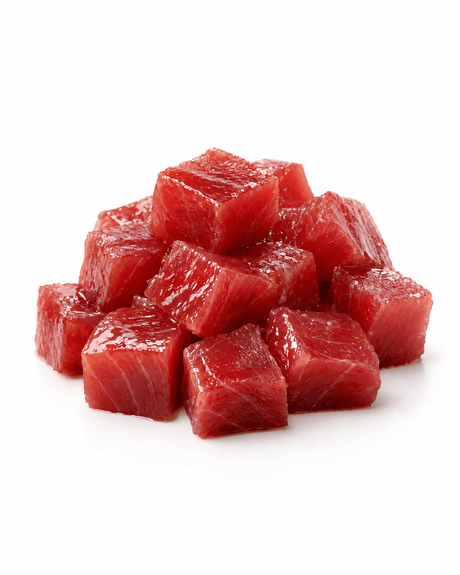 Tuna, Yellowfin Poke Cubes, 10 lbs - Valley Direct Foods - 