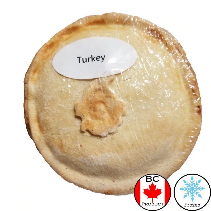 Turkey & Veggie Pie 8" - Valley Direct Foods - All - Canadian - Frozen