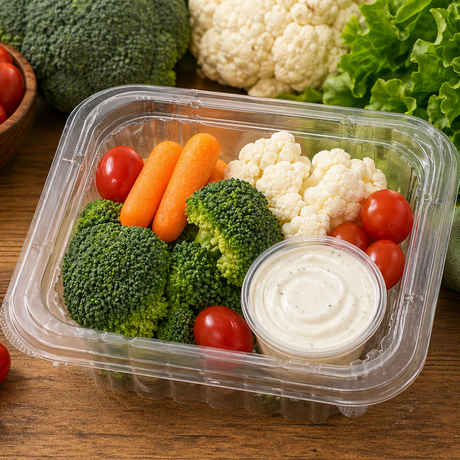 VEGGIE TUB WITH DIP - Valley Direct Foods - All - Snack - TBO