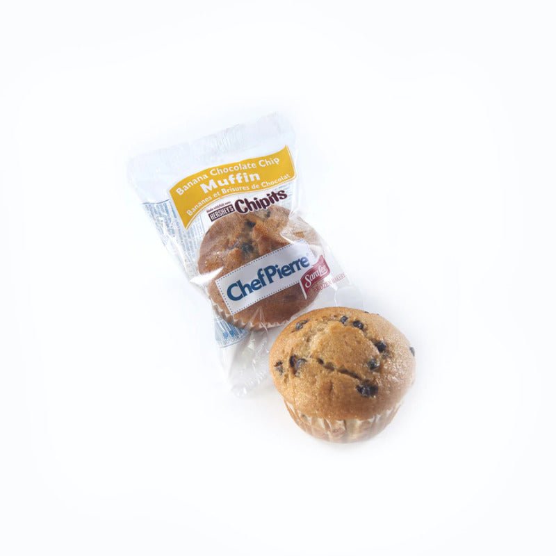 Chef Pierre Chocolate Chip Banana Muffins 24 pack - Valley Direct Foods - All - Bakery - Frozen