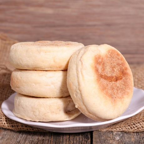 English Muffin - Plain Half Dozen - Valley Direct Foods - -