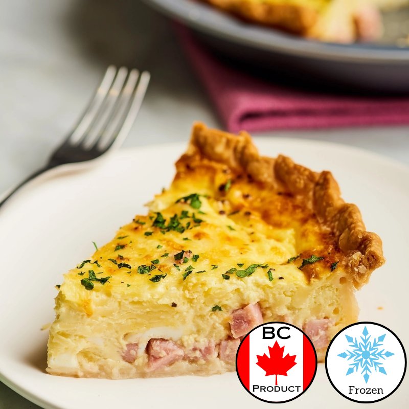 Ham & Cheese Quiche 4" 2pack - Valley Direct Foods - All - Canadian - Frozen