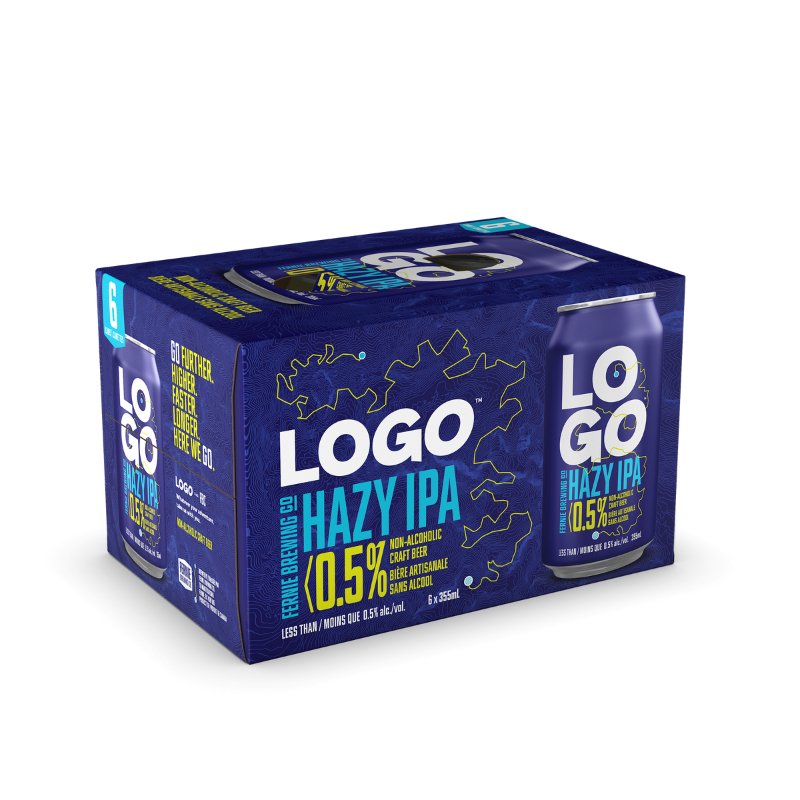 LOGO™ Non Alcoholic Hazy IPA - 6 x 355ml - Valley Direct Foods - All - Beverages - Canadian