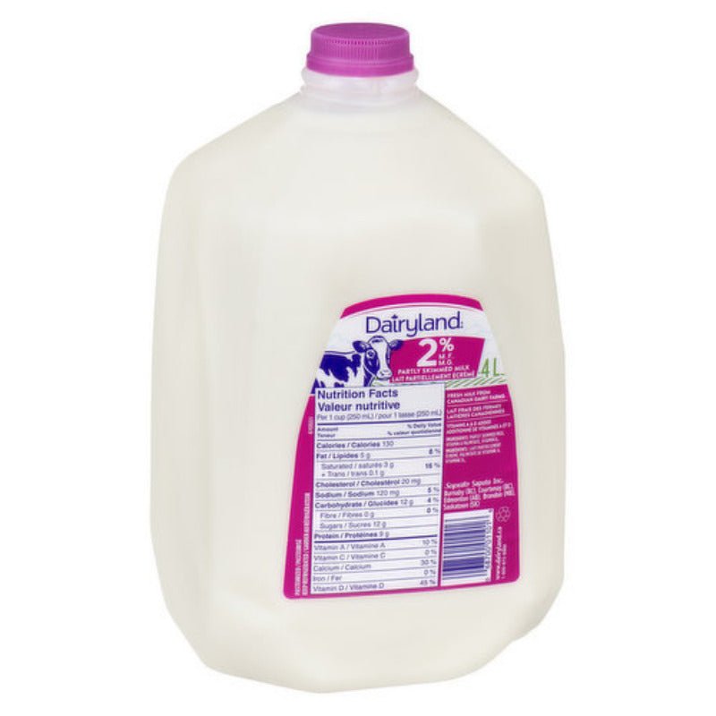 Milk 2% 4L - Valley Direct Foods - All - Canadian - Dairy