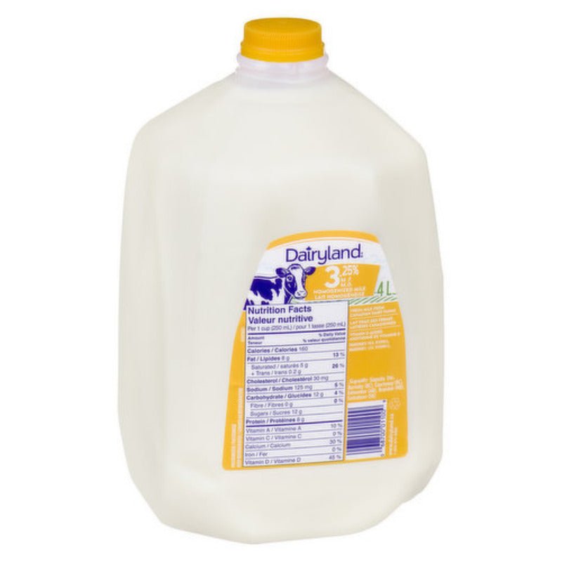 Milk Homogenized 4L - Valley Direct Foods - All - Canadian - Dairy