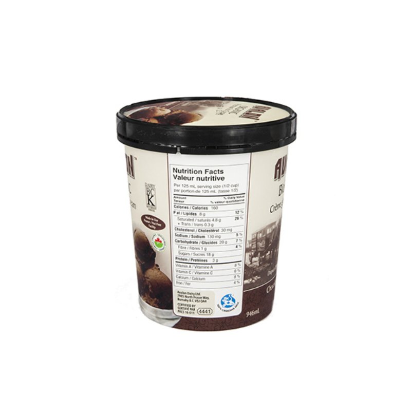 Organic Dark Chocolate Ice Cream - Valley Direct Foods - All - Canadian - Dairy