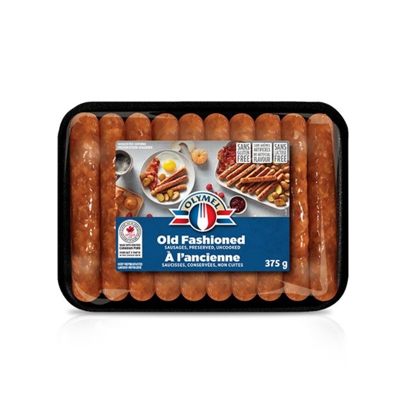 SAUSAGE PORK OLD FASIONED 8x375 GM - Valley Direct Foods - -