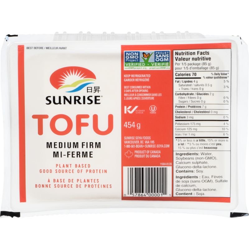 Tofu Medium Firm 12 x 454gm - Valley Direct Foods - All - Meat Alternative - Vegan