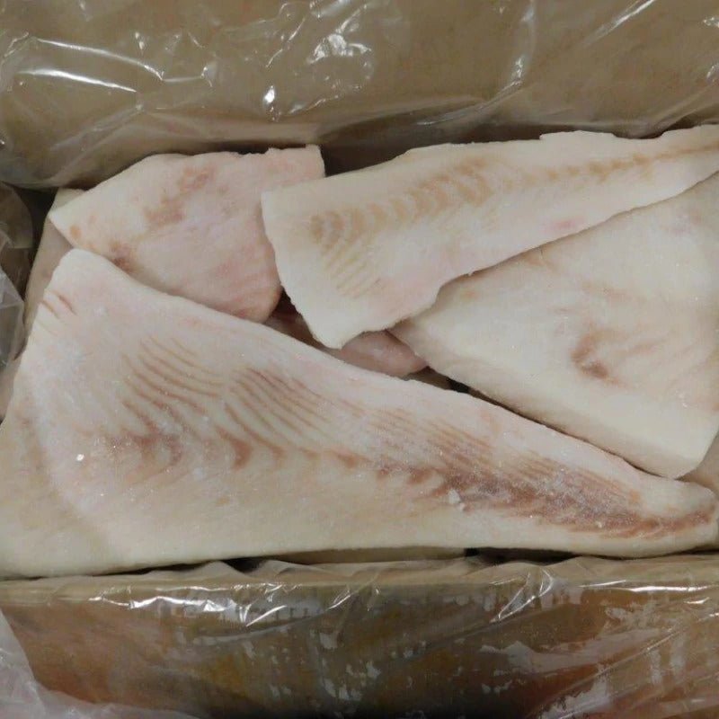 Wild Halibut Fletch Boneless Skinless IQF - 5lb - Valley Direct Foods - All - Fish - Frozen
