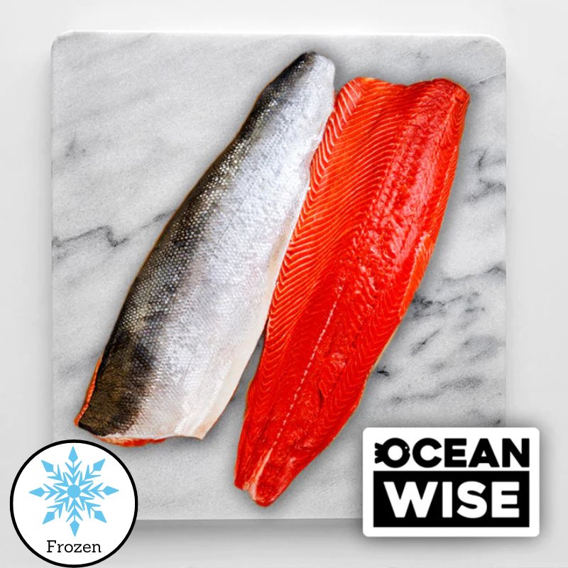 Wild Sockeye Salmon Fillets Skin on - Valley Direct Foods - All - Fish - Frozen